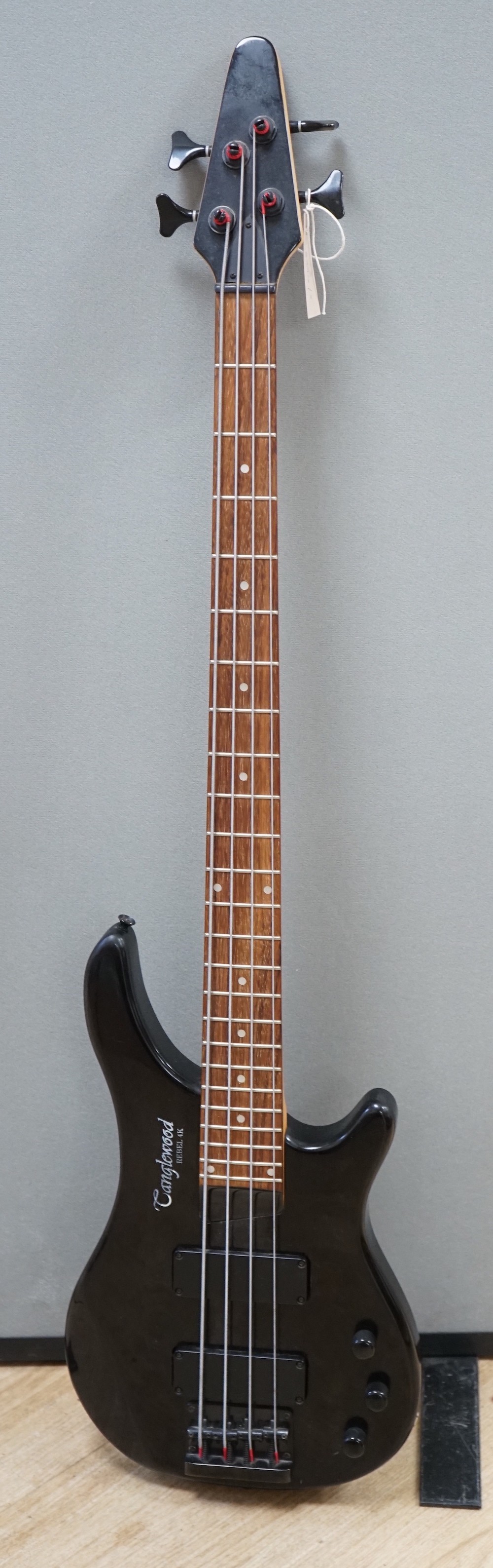 A Tanglewood rebel 4k bass guitar